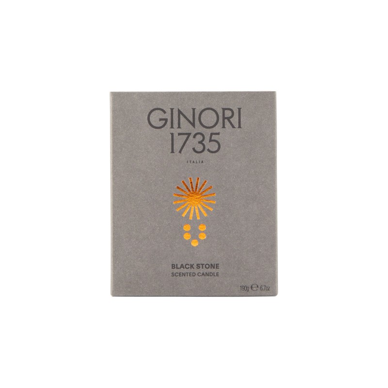 black stone scented candle refill for il seguace 190 gr