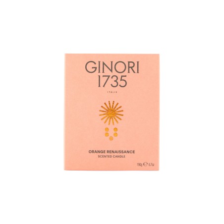 orange renaissance scented candle refill for il seguace 190 gr