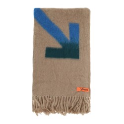 'arrows' mohair and wool blanket