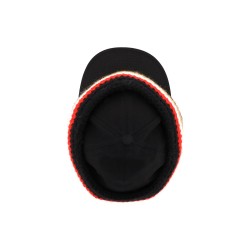 baseball cap with knit headband