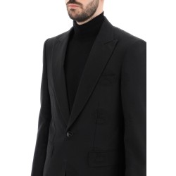 tuxedo jacket with jacquard details