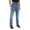 tapered jeans with medium wash