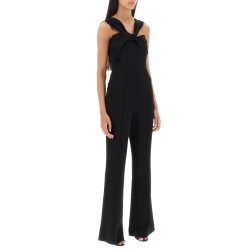 jumpsuit with twisted neckline