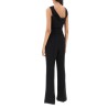 jumpsuit with twisted neckline