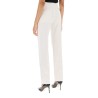 tailored trousers with satin bands