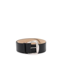 geometric buckle waist belt