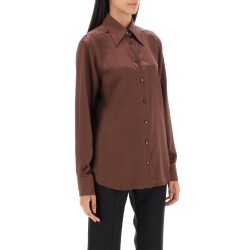 silk satin shirt