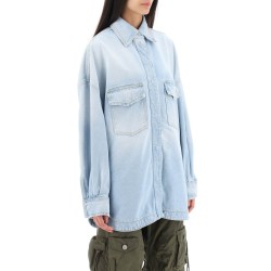 oversized denim overshirt