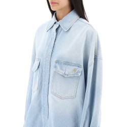 oversized denim overshirt