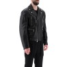 leather biker jacket