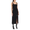 midi sheath dress with convertible panel