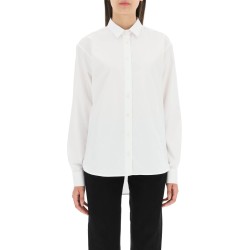 logo-embroidered cotton shirt