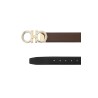 reversible gancini buckle belt