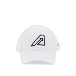 baseball cap with embroidered logo