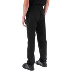 joggers in poplin