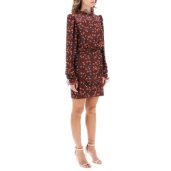 rina b mini dress in jacquard silk