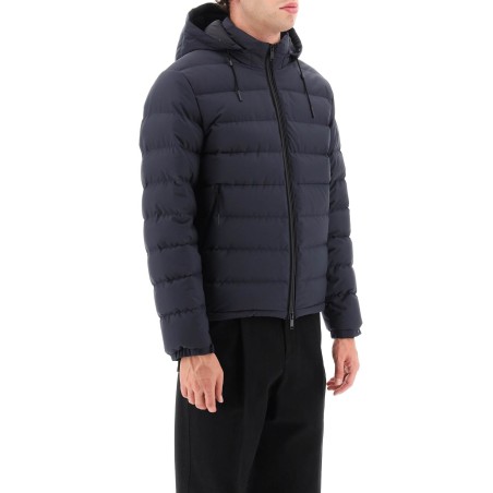 short hooded down jacket