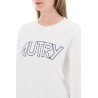 embroidered logo sweatshirt