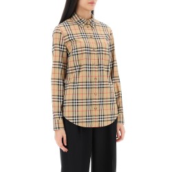 lapwing button-down shirt with vintage check pattern