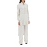 wool jumpsuit with pleated panels