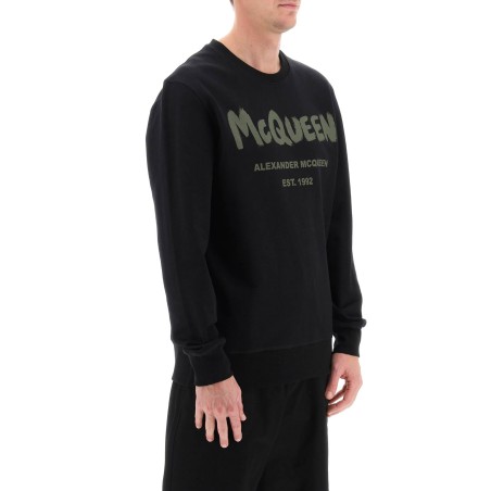 mcqueen graffiti sweatshirt