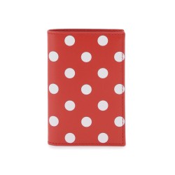 polka-dot bifold wallet