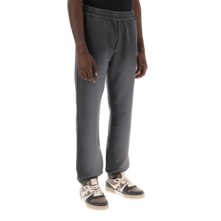 joggers in washed cotton