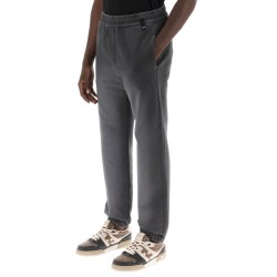 joggers in washed cotton