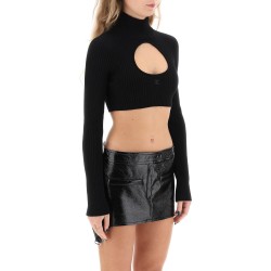 cut-out crop top