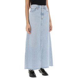 hilla maxi skirt in denim