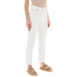 riley high-waisted cropped jeans