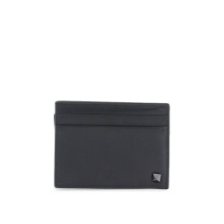 rockstud leather card holder