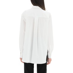 oversized organic poplin shirt