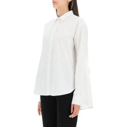 oversized organic poplin shirt