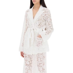 pajama shirt in cordonnet lace