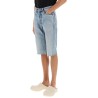 slim fit denim shorts