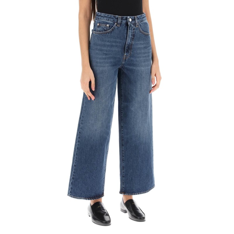 cropped flare jeans