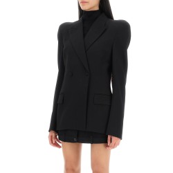 round shoulder jacket