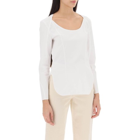 leiya poplin blouse