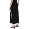 gabie maxi skirt with crochet trims