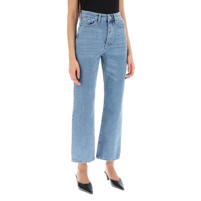 milium cropped jeans in organic denim