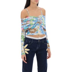 ledi draped crop top