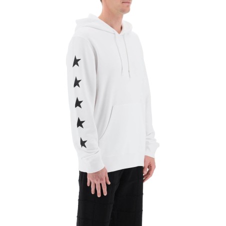 star-print hoodie