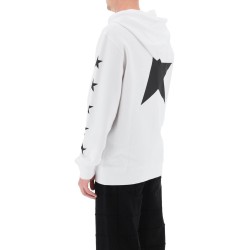 star-print hoodie