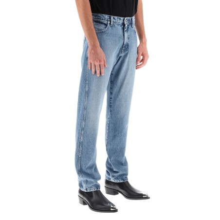 straight cut jeans