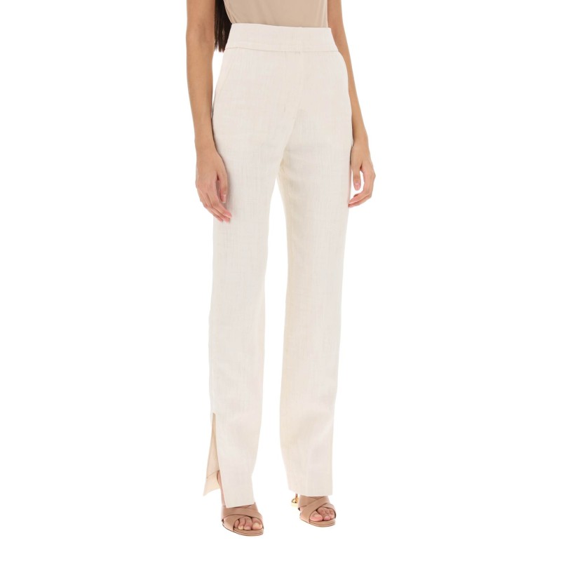 'le pantalon tibau' slit pants