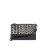 the monogram top zip wristlet wallet