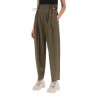 stretch wool drawstring pants