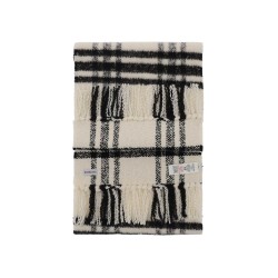 check wool scarf