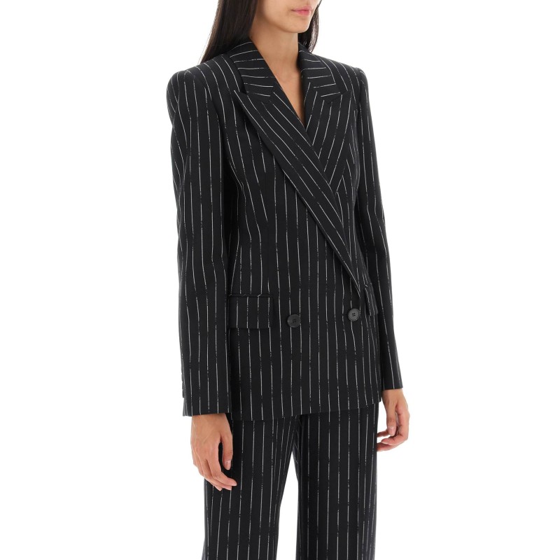 broken pinstripe jacket